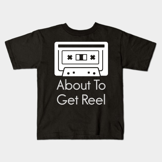 Vintage Cassette Tape, About To Get Reel T-Shirt Kids T-Shirt by guitar75